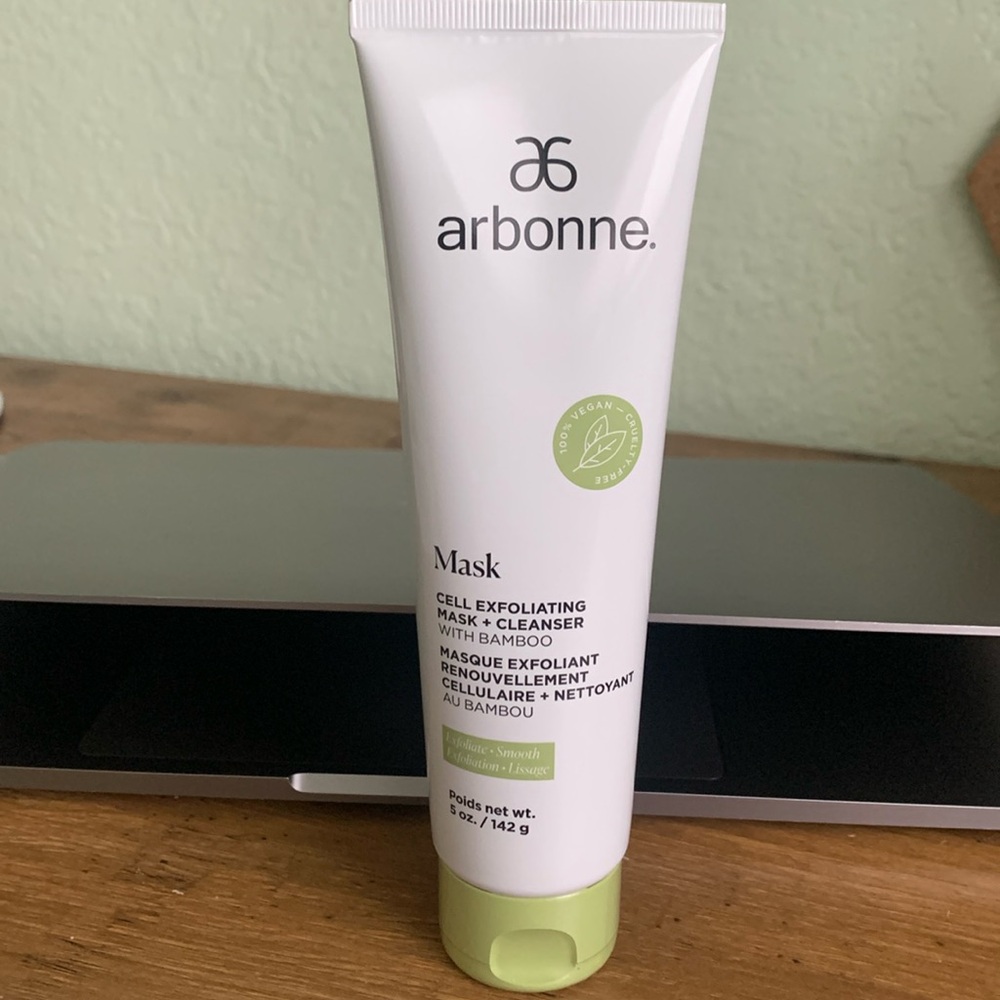 Arbonne Cell Exfoliating Mask + Cleanser with Bamboo